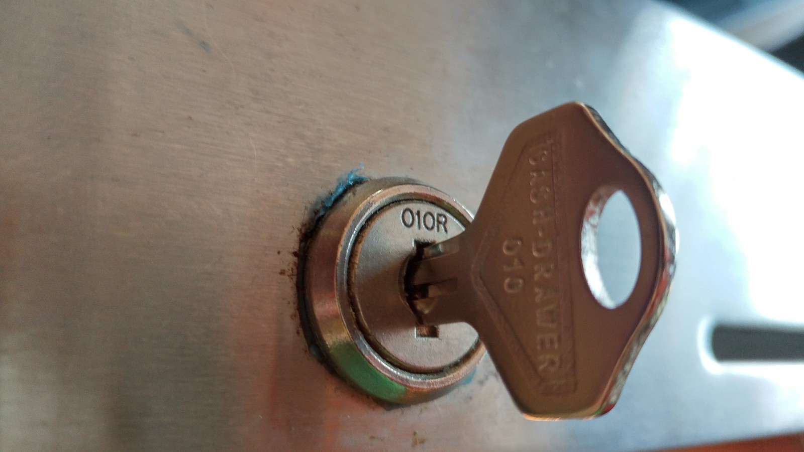 M-S 010 Cash Register Drawer Key Pair Compatible Replacement for Panasonic 010R