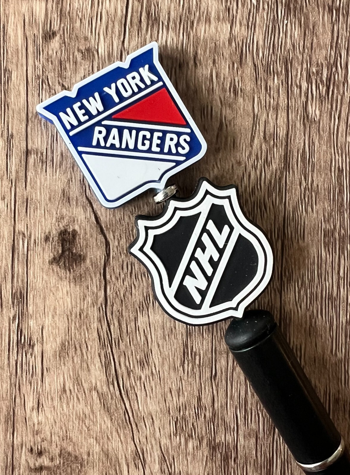 Handmade beaded pens. Hockey. Collect, gifts, gift basket filler, party