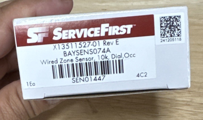 Trane OEM 10K Wired Zone Sensor SEN01447 SEN-1447 X13511527-01 X1351152701