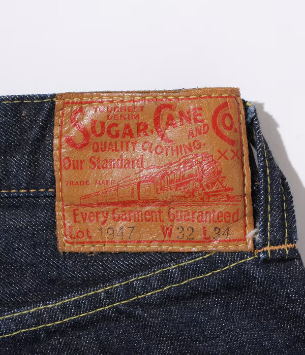 SUGAR CANE 14.25oz DENIM 1947 MODEL REGULAR STRAIGHT STANDARD SC41947 JAPAN new