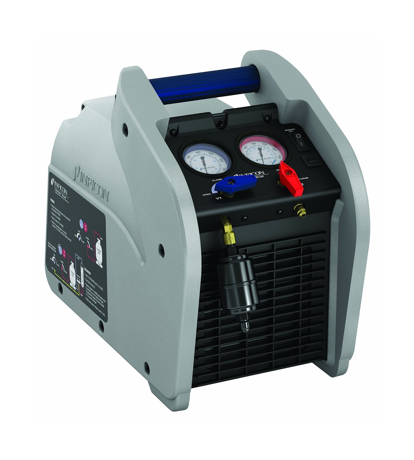 Inficon Vortex Dual, Refrigerant Recovery Machine, 714-202-G1