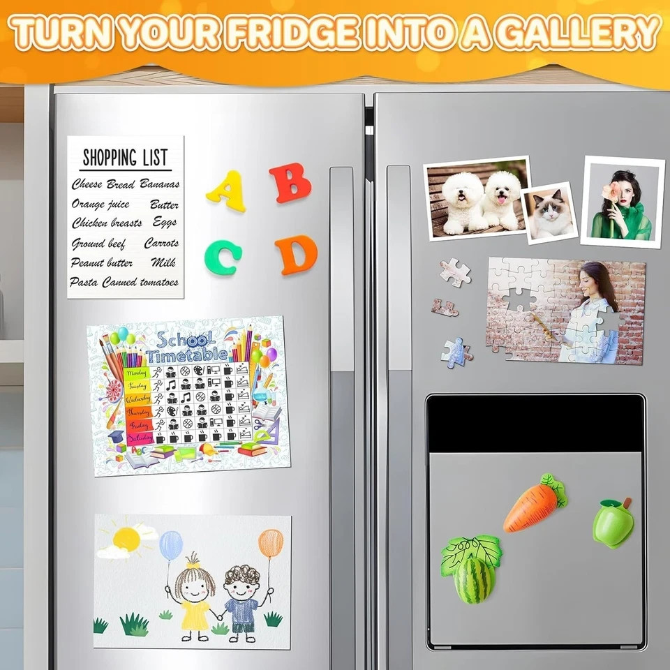 Magnetic Sheets with 3M Adhesive Backing Cut and Customize Flexible Self Adhesiv