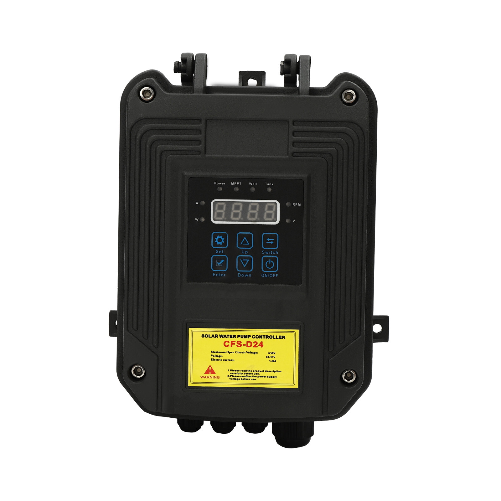 3" Solar Pump Submersible Pump Bore Deep Well Water Pump & MPPT Controller DC24V