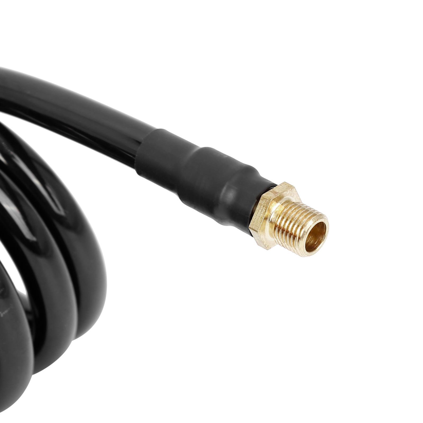 Universal Air Compressor Tire Hose with Locking Air Chuck 0.31" x 9.84'