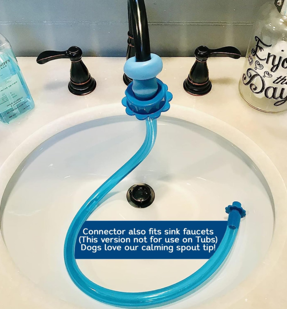Rinseroo: Slip-on, Handheld Showerhead Attachment Hose for Sink and Shower.
