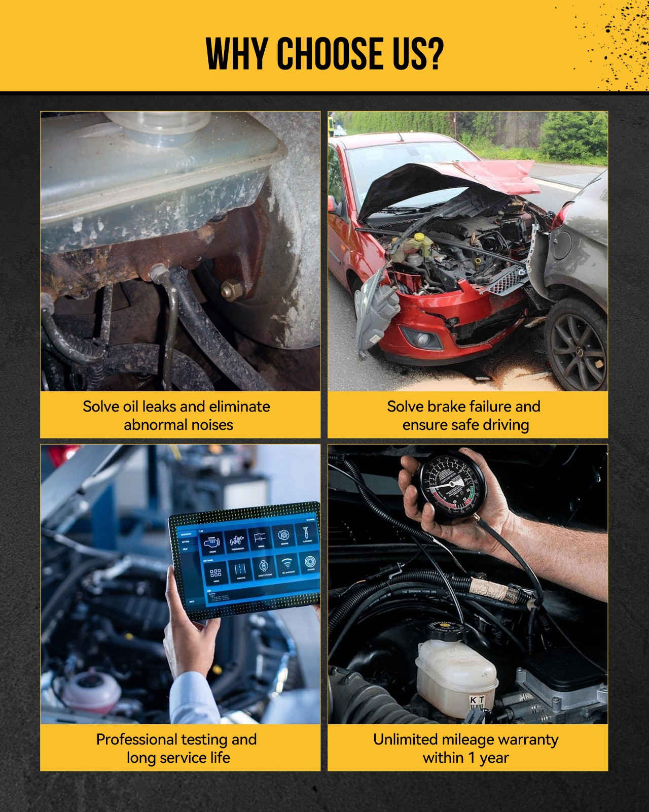 Brake Master Cylinder with Reservoir Fits 99-04 Ford F250 F350 F550 Super Duty