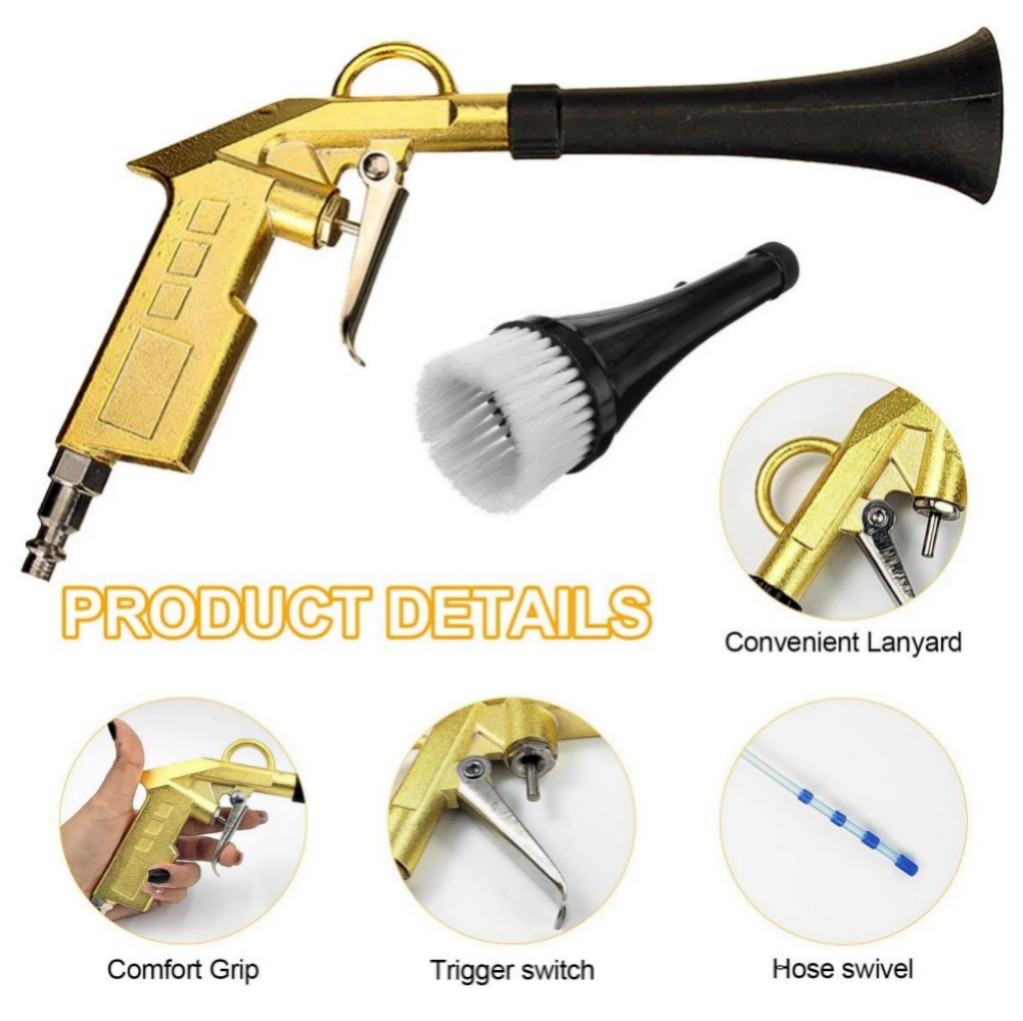 US Air Compressor for Car Detailing Tornado Detailing Tool High Pressure Air Gun