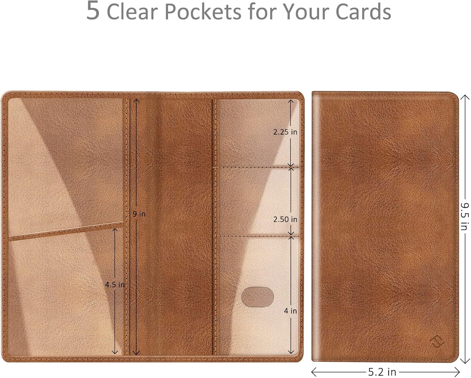 Car Registration Insurance Holder Car Document Holder Car Organizer Glove Box