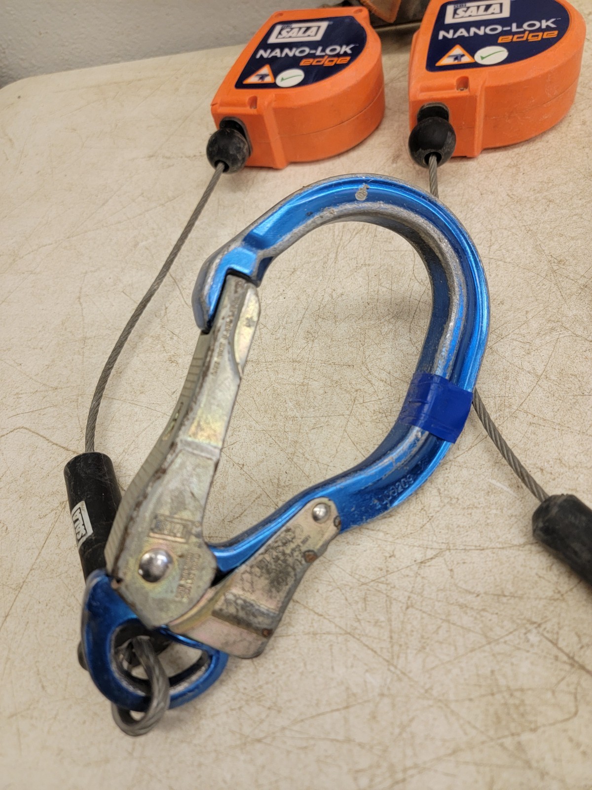 3M DBI SALA NANO-LOK 8' EDGE 3500231 DUAL LEG SELF RETRACTING LIFELINE LANYARD 9