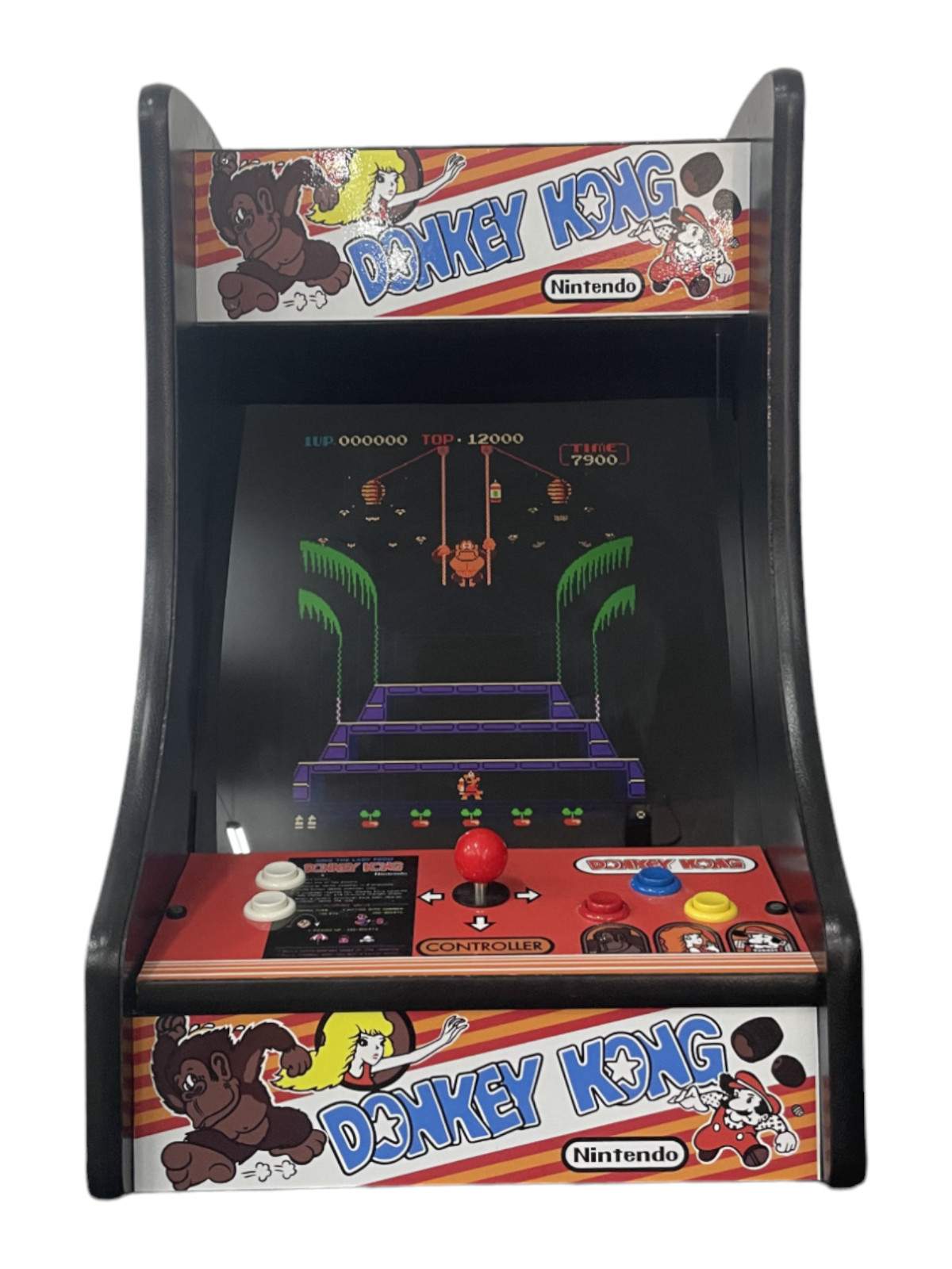 Donkey Kong Countertop Arcade Machine Upgraded with 60 Games