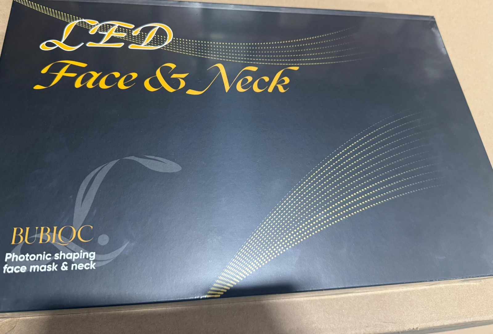 Red Light Therapy Mask Set, Five-Level Brightness Adjustment for Face and Neck,