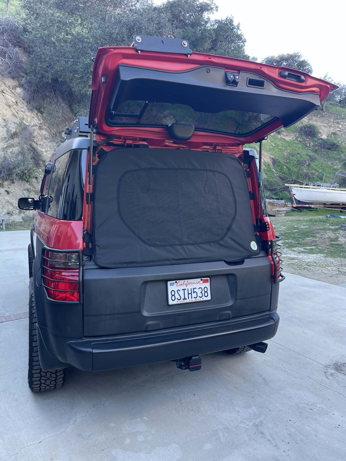 Honda Element -Half Moon- Privacy Bug Screen By Rain Dean