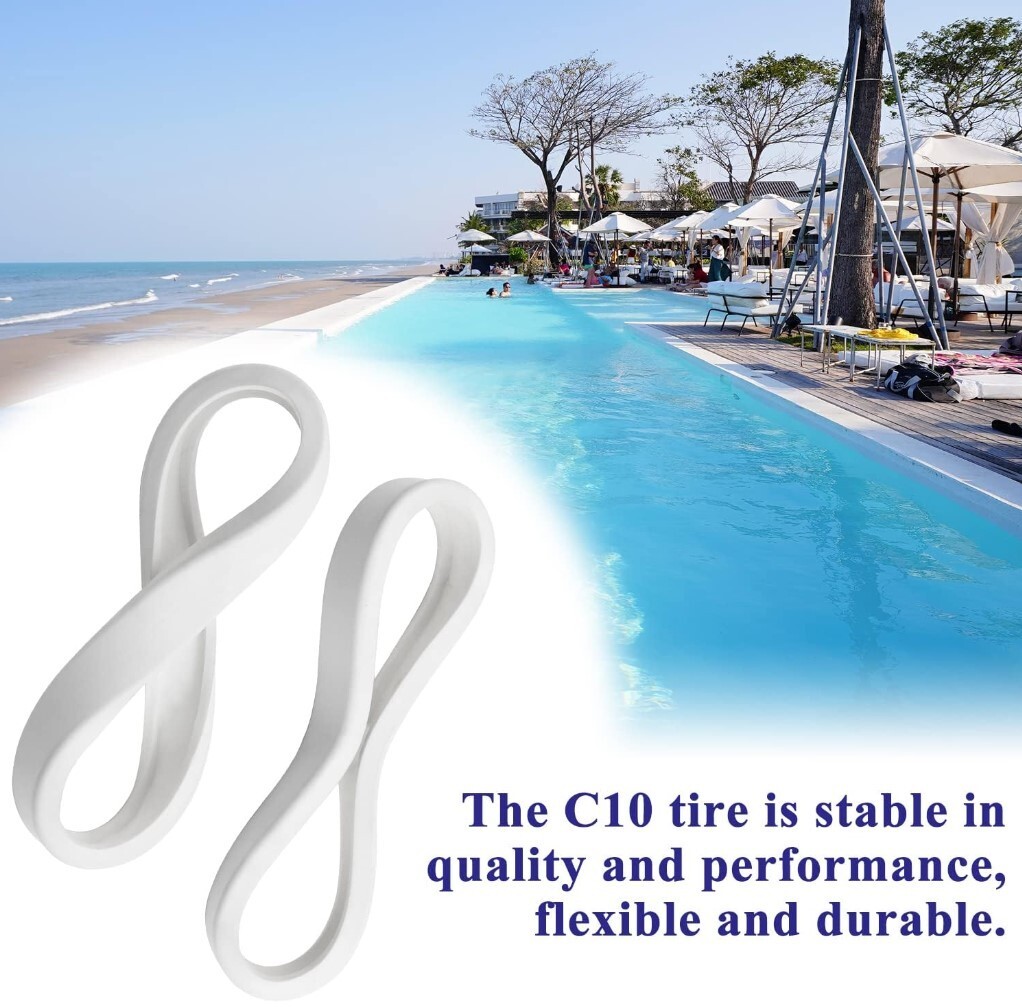 3 PK Pool Cleaner Tire C10 C-10 For Zodiac Polaris 180 280 360 380 Pool Cleaner