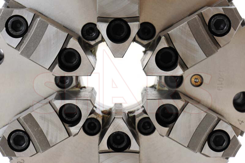 8" 6 Jaw Adjustable Self Centering Lathe Chuck + .0005" TIR Certificate NEW XL[