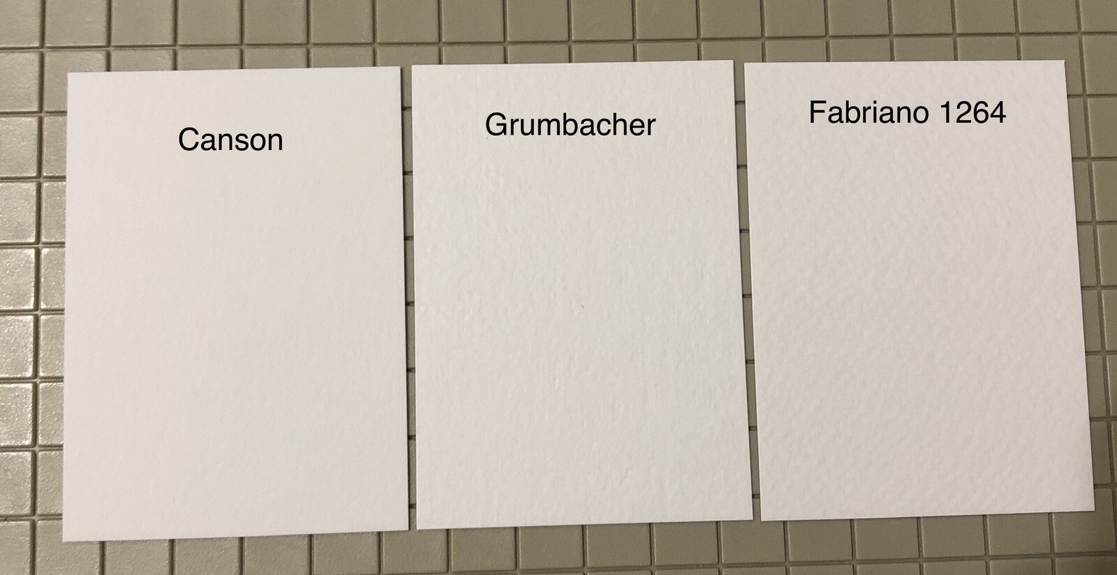 100 ACEO Cards ~ Blank 140 lb Watercolor Paper ~ 2.5 x 3.5 White ~ Fabriano 1264