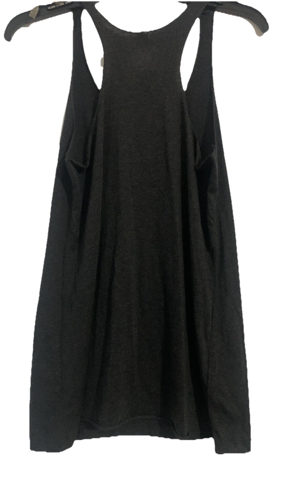 Avatar Pandora Planet Women L Fast Fashion Racerback Tank Top Grey Graphic Print