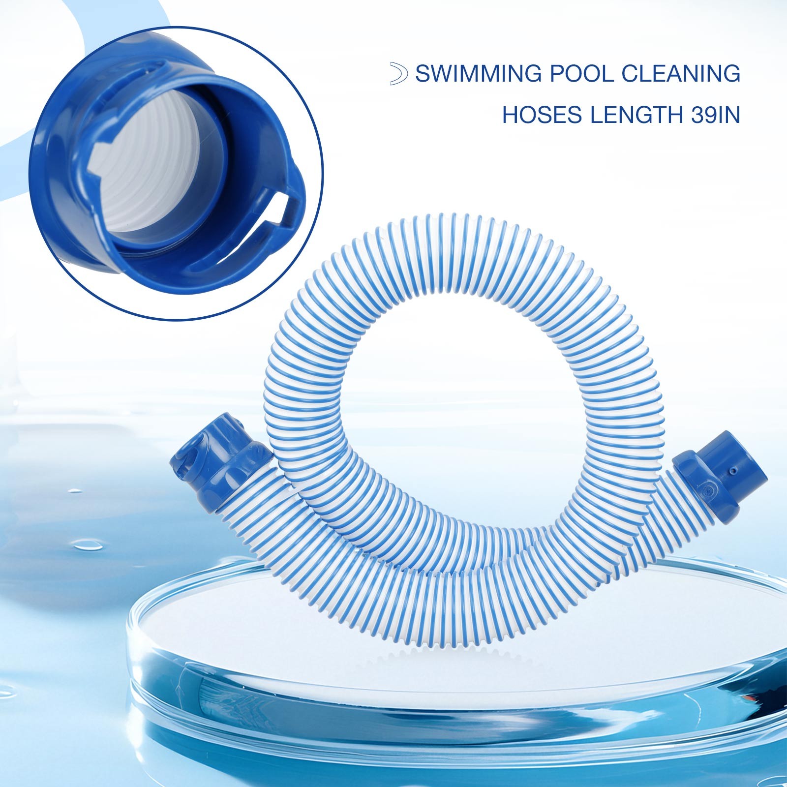 6Pcs 39" Pool Cleaner Twist Lock Hose For Zodiac Baracuda MX6 MX8 X7 T5 R0527700