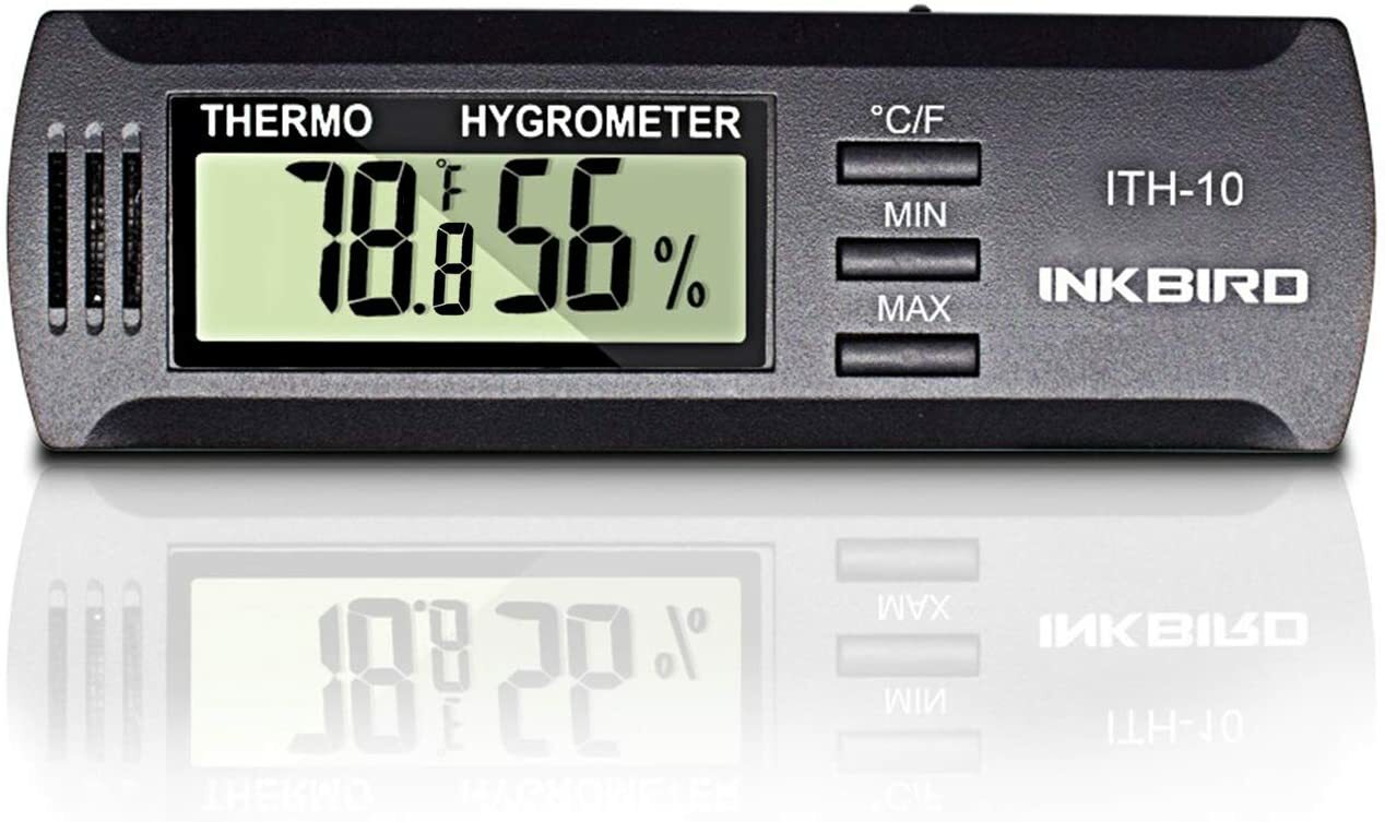 Inkbird Digital Hygrometer Thermometer Temperature Humidity Reptiles Greenhouse