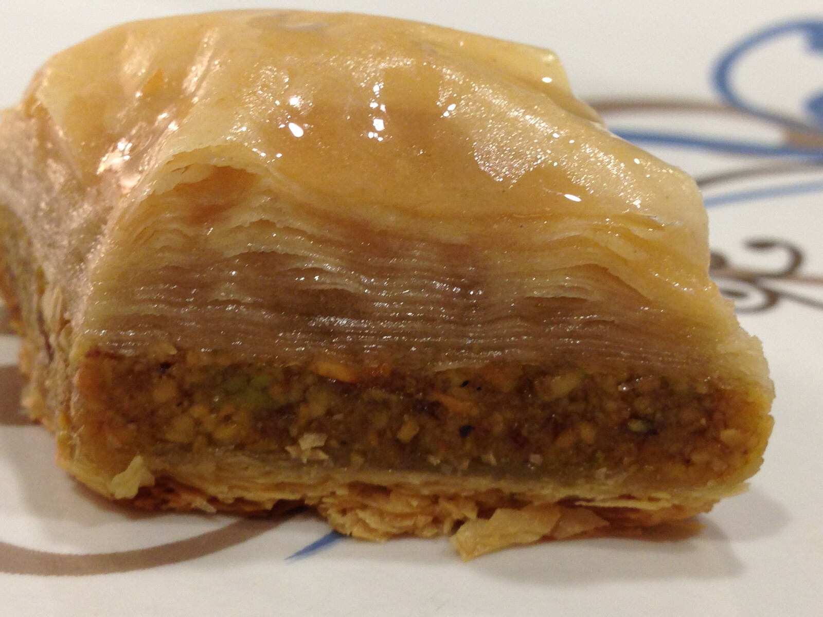 Organic Baklava with Pistachio & RAW Honey! Unique Quality (1LB) (15 Piece)