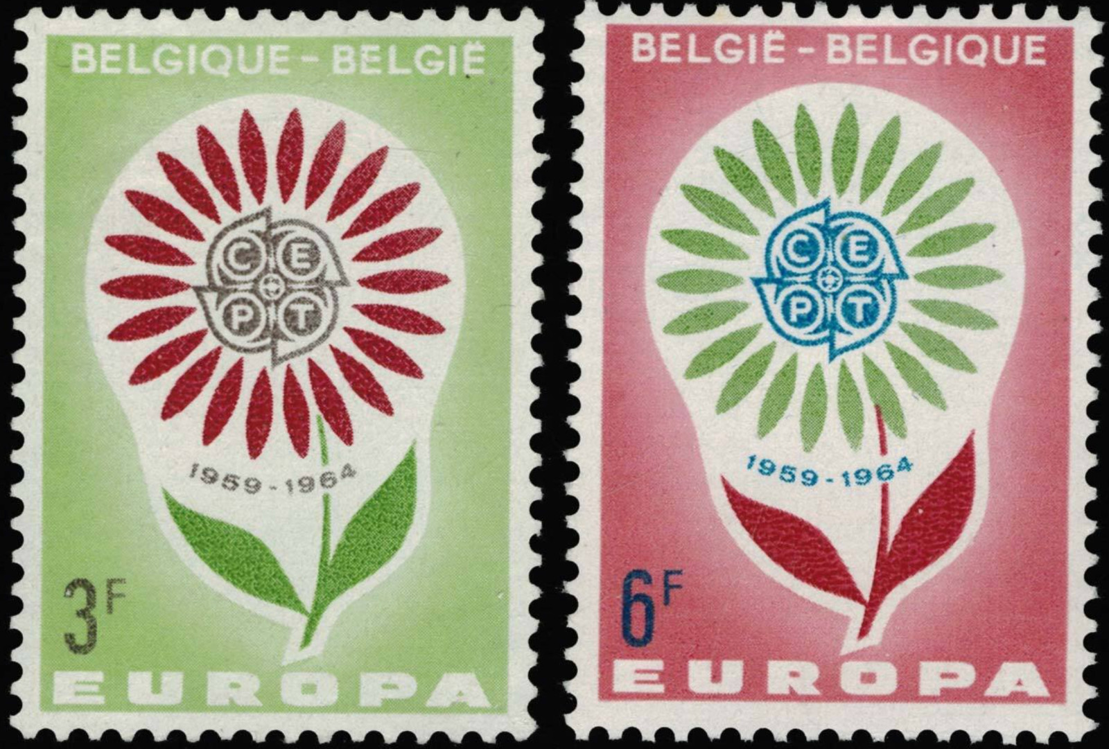 Belgium #Mi1358-Mi1359 MNH 1964 Europa CEPT [614-615]