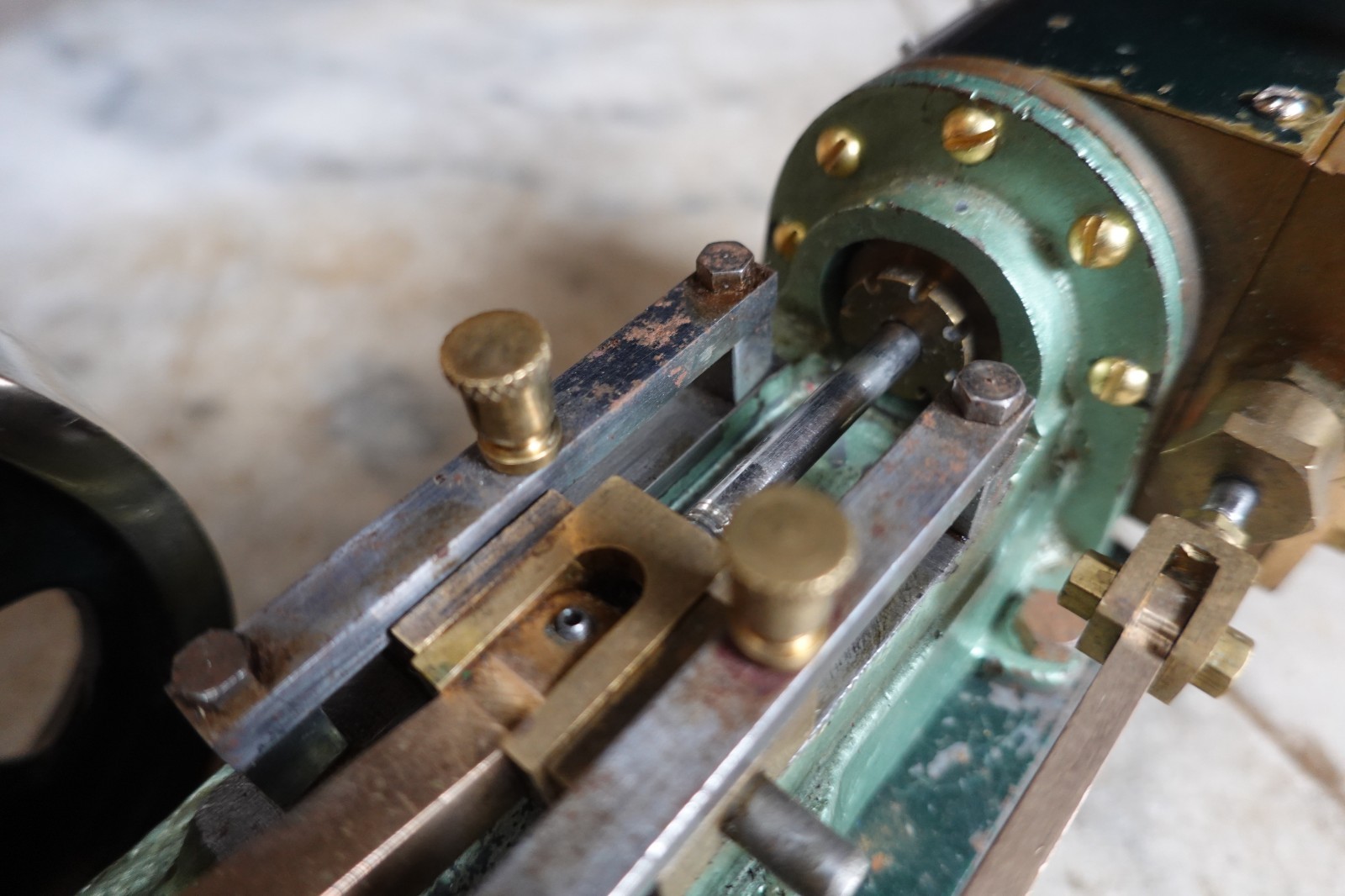 Antique RARE WORTHINGTON CENTER THROW LIVE STEAM ENGINE ADJUSTABLE VALVE 1882