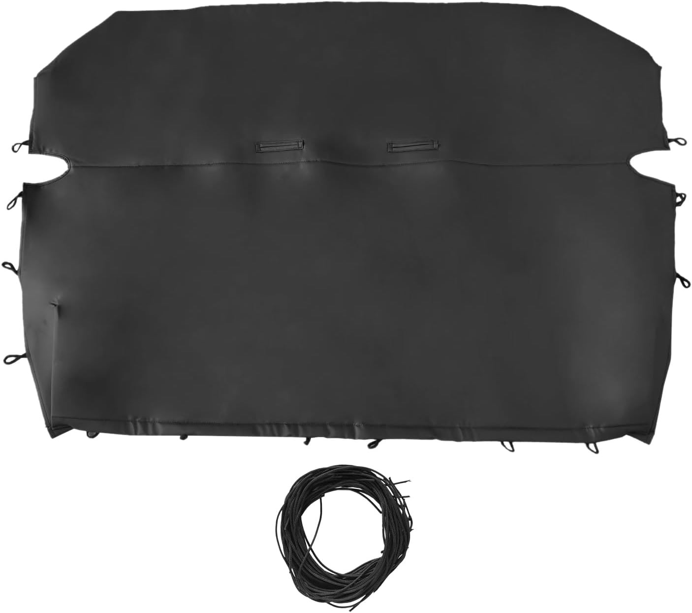 Universal Full Size Bench Truck Seat Cover Black Fits for Dodge, Ford, Chevy(Pu