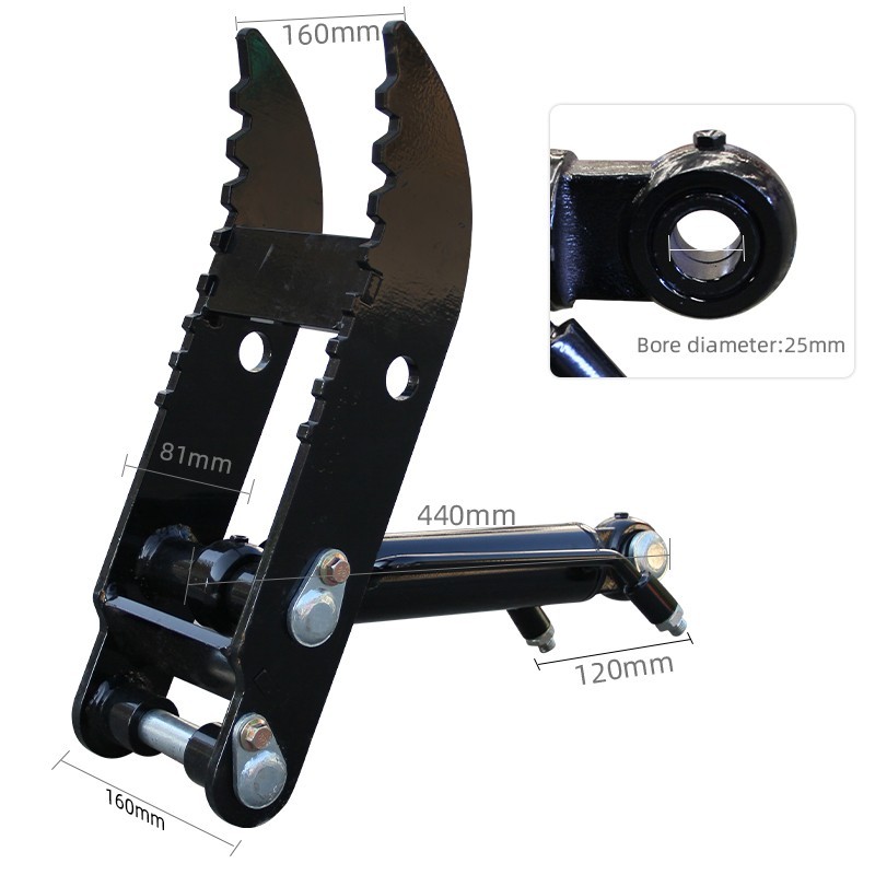 Hydraulic Thumb Clip Clamp Fits For Mini Excavators Small Digger Attachment Kit