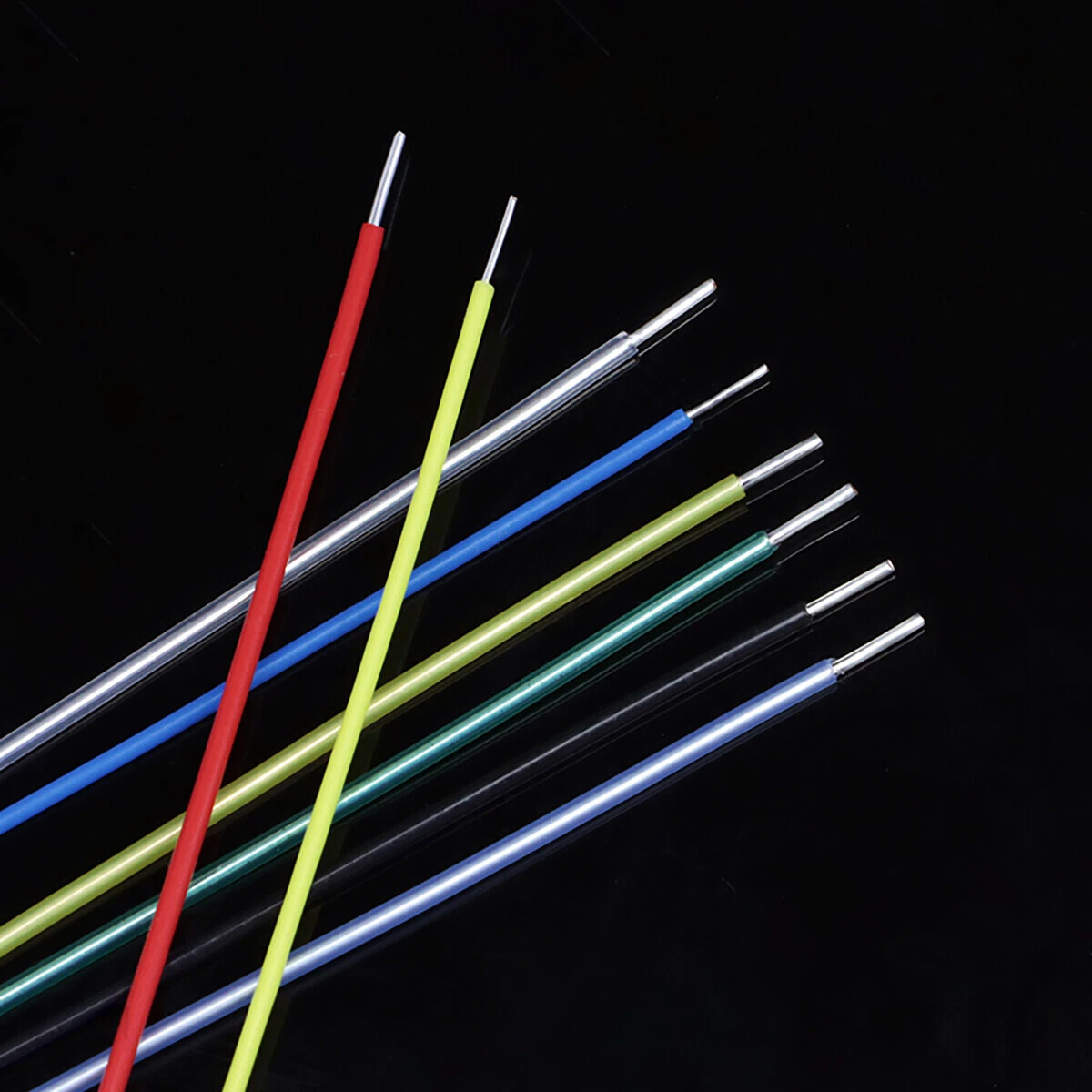 Single Core Wire PTFE FEP Silver Plated Copper Cable 30AWG / 28AWG / 26AWG~20AWG