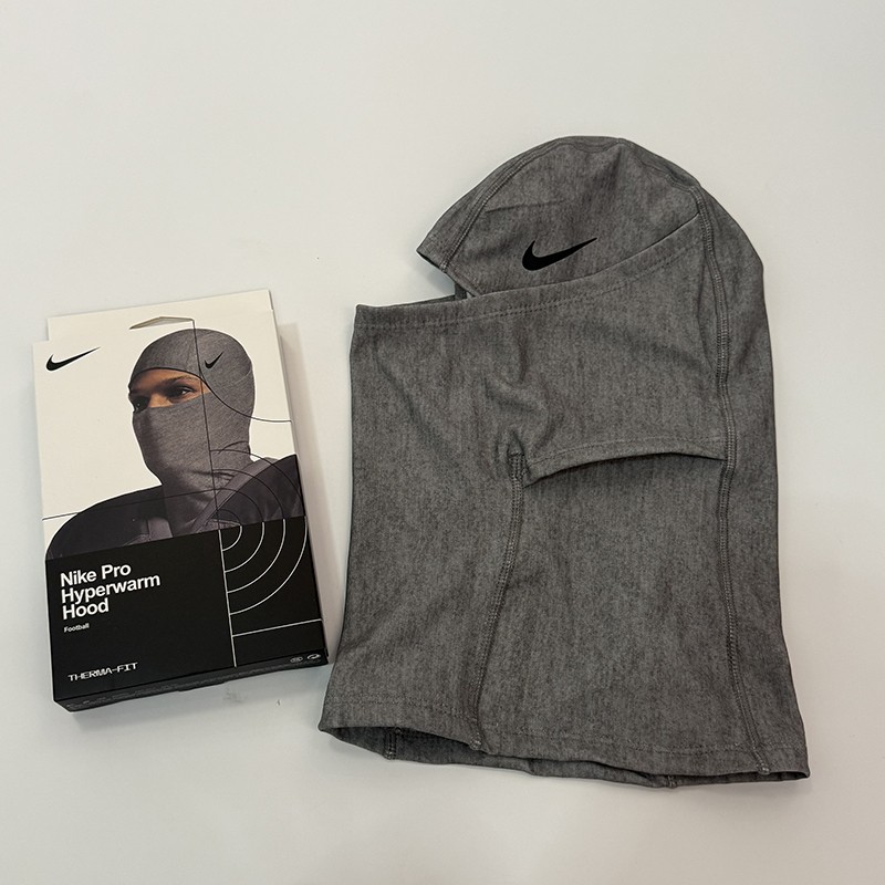 Nike Pro Therma-Fit Hyperwarm Hood Ski Mask -US Stock Free Shipping -Gray