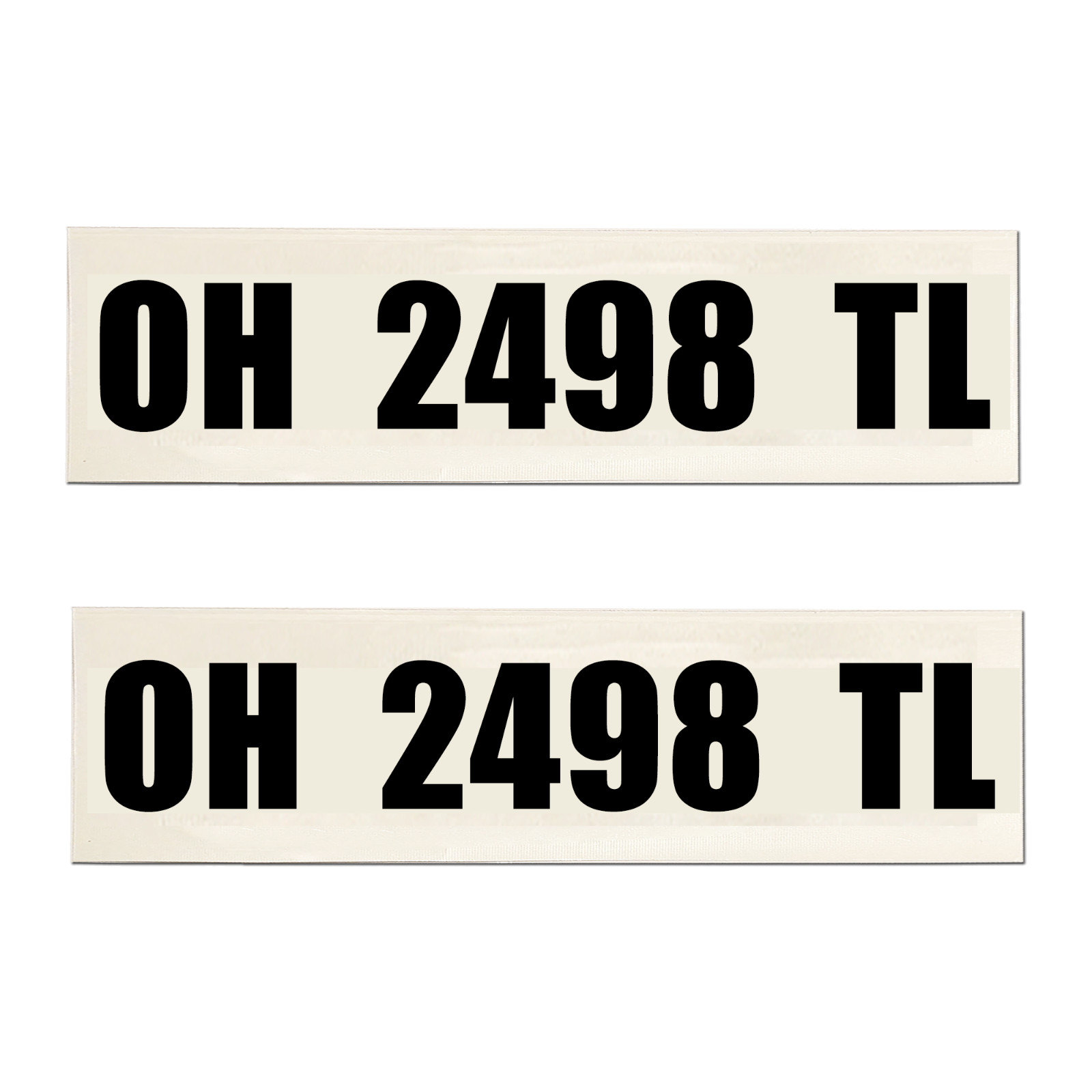 Boat Registration Numbers Vinyl Decal Set – 3" Tall USCG & State Compliant 868