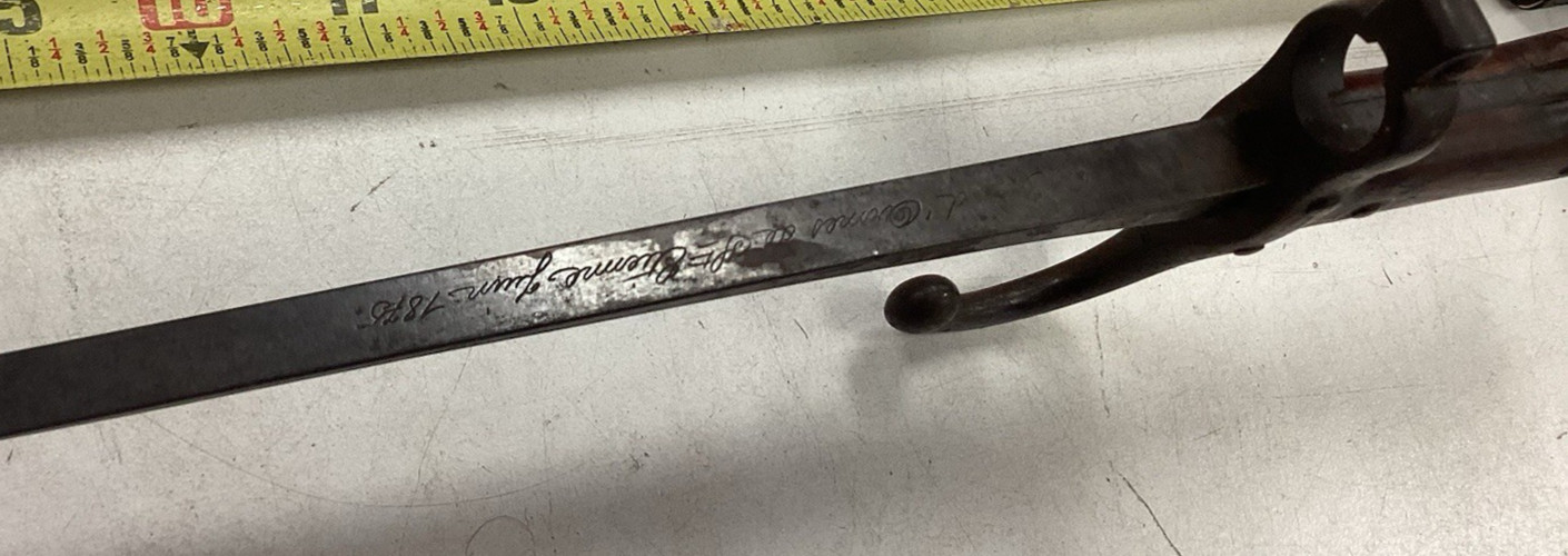 VINTAGE ARMES DE ST ETIENNE GRAS BAYONET 1875