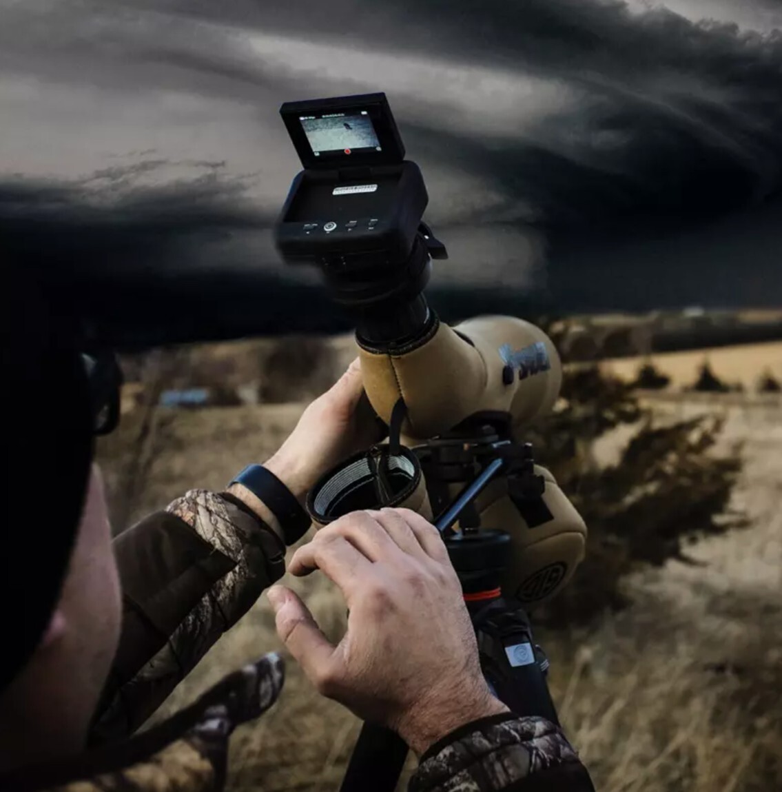 TACTACAM Spotter LR with 4K View and Recording for Spotting Scopes (Spotter LR)