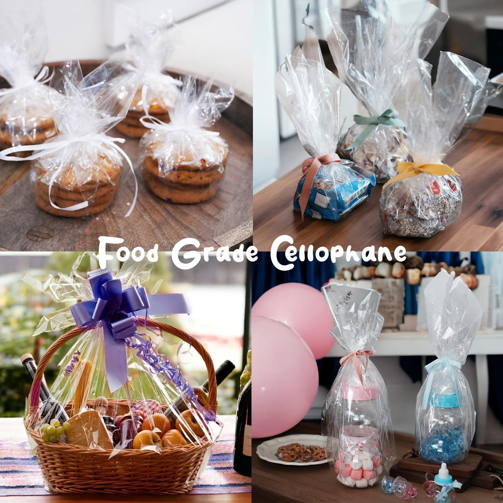 Craft And Party Clear Cellophane 1 Count (Pack of 1), - 16" x 100ft