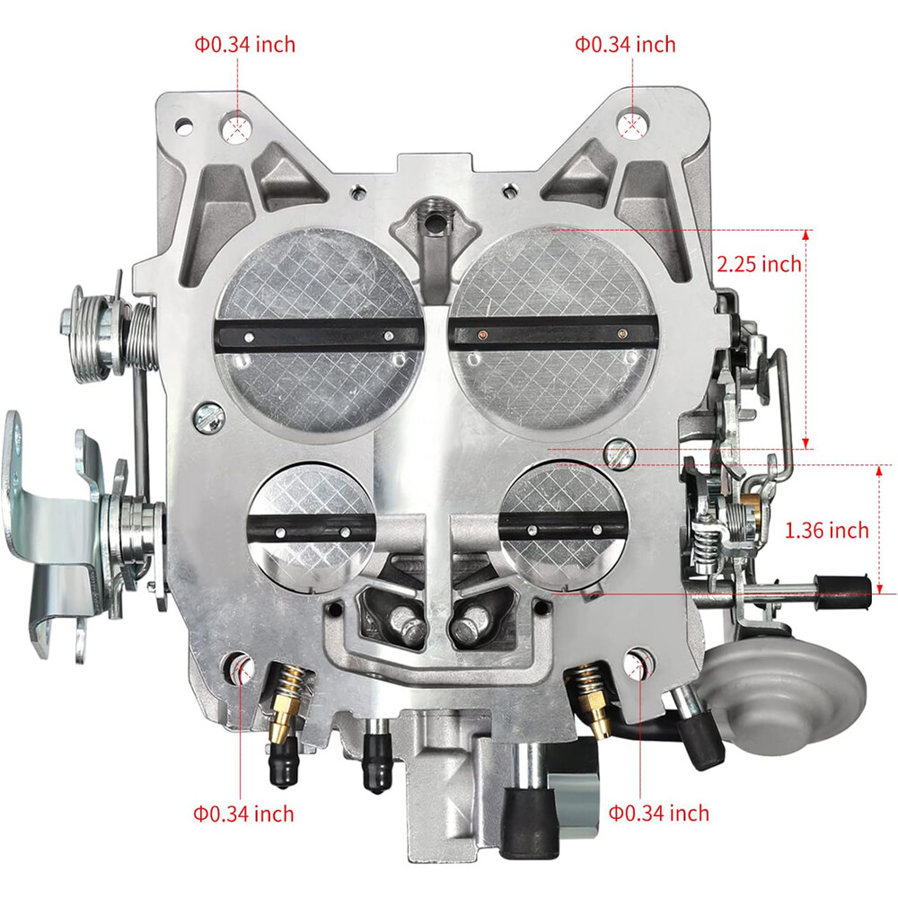 4 Barrel Carburetor for Chevy GMC 327 350 396 427 454 750CFM Rochester Quadrajet