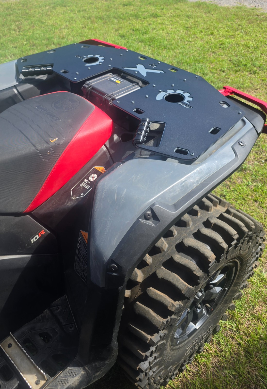 2025-2026 Gen 3 Can-Am Outlander 850 / 1000 Heavy Duty Rear Rack with Storage