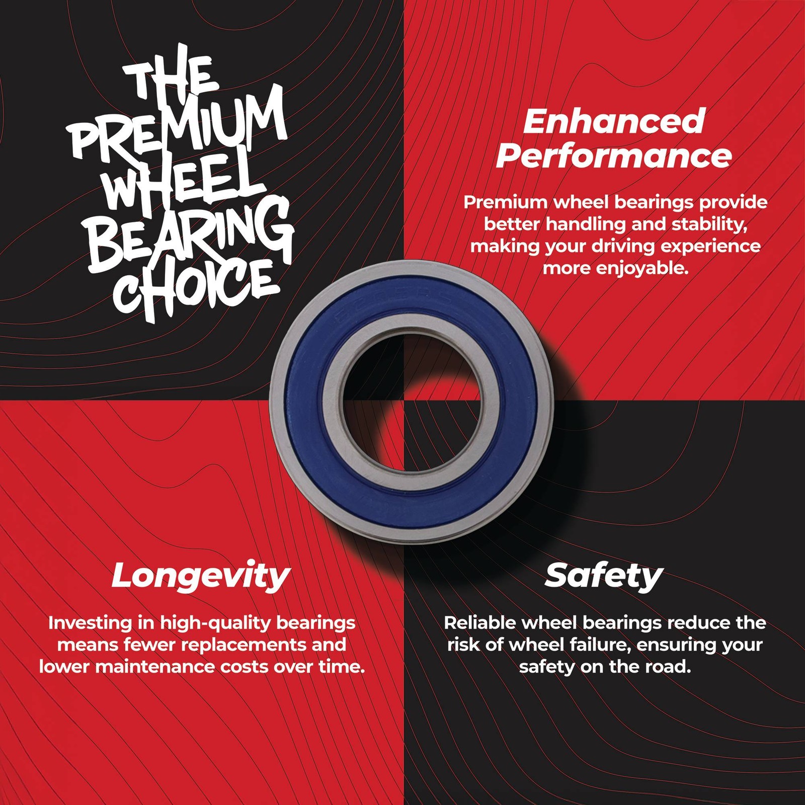 All Balls Front Wheel Bearing Seal Kit For Suzuki GSX-R600 97-09 GSXR750 96-09