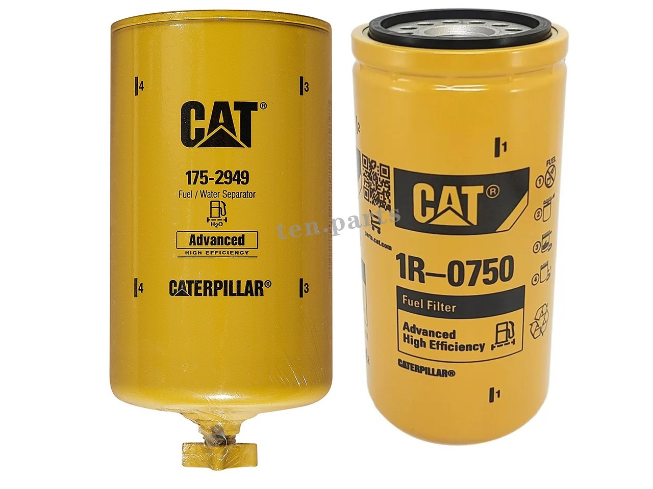 New CAT 175-2949&1R-0750 Fuel Filter and Water Separator Kit for Fass Lift Pumps