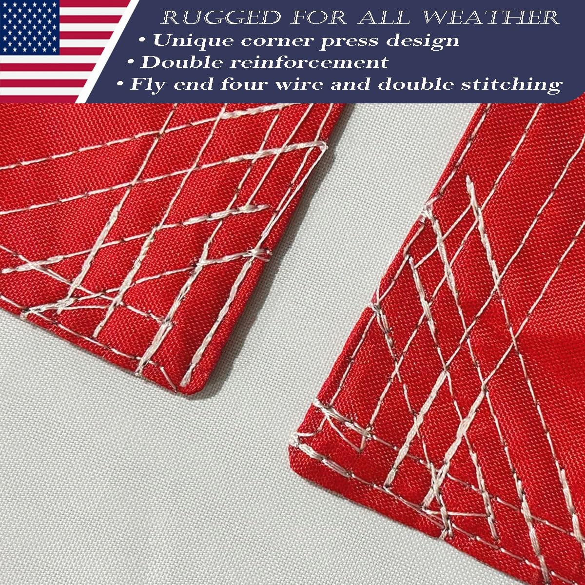 KUOKIP California Republic State Flag 4x6 FT Made in The USA-Heavy Duty Vibrant