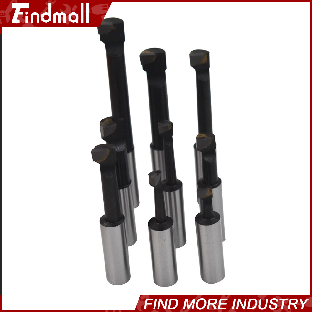 9 PCS 1/2" BORING BAR SET CARBIDE TIPPED BARS 1/2" SHANK LATHE TOOL