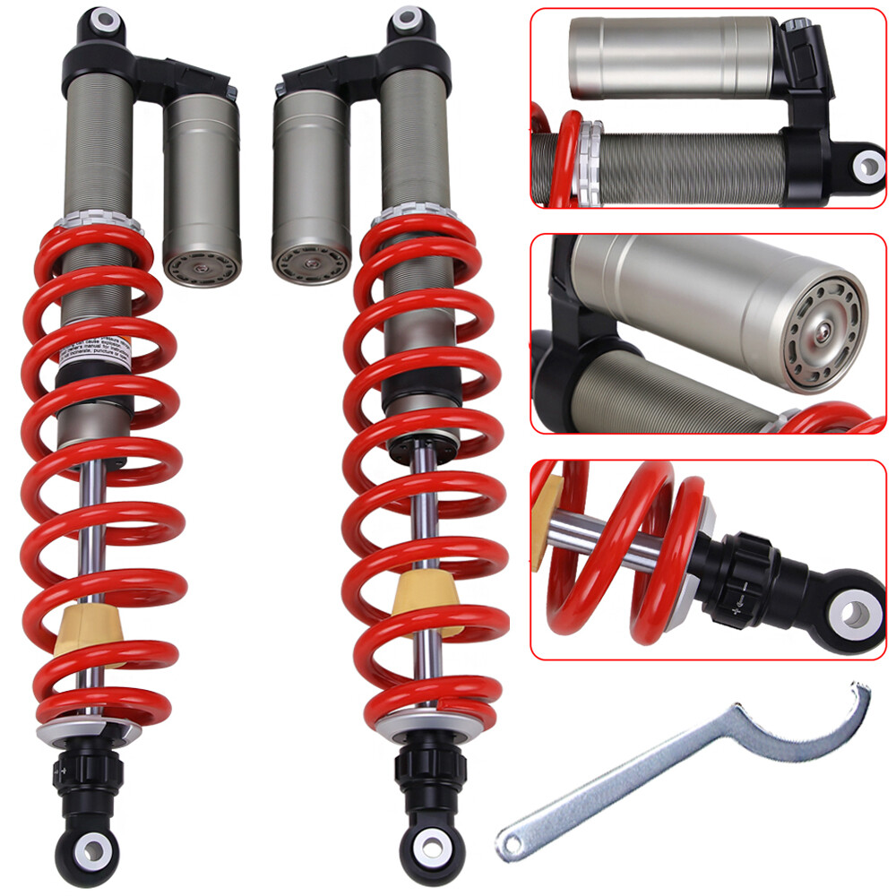 STAGE 5 ADJUSTABLE REAR AIR SHOCKS ABSORBERS FOR POLARIS RZR 800 S EFI 2009-2014