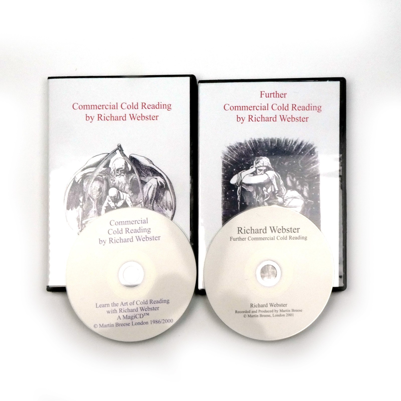2 COMMERCIAL COLD READING CDs Richard Webster Mentalism Hypnosis Psychic how to