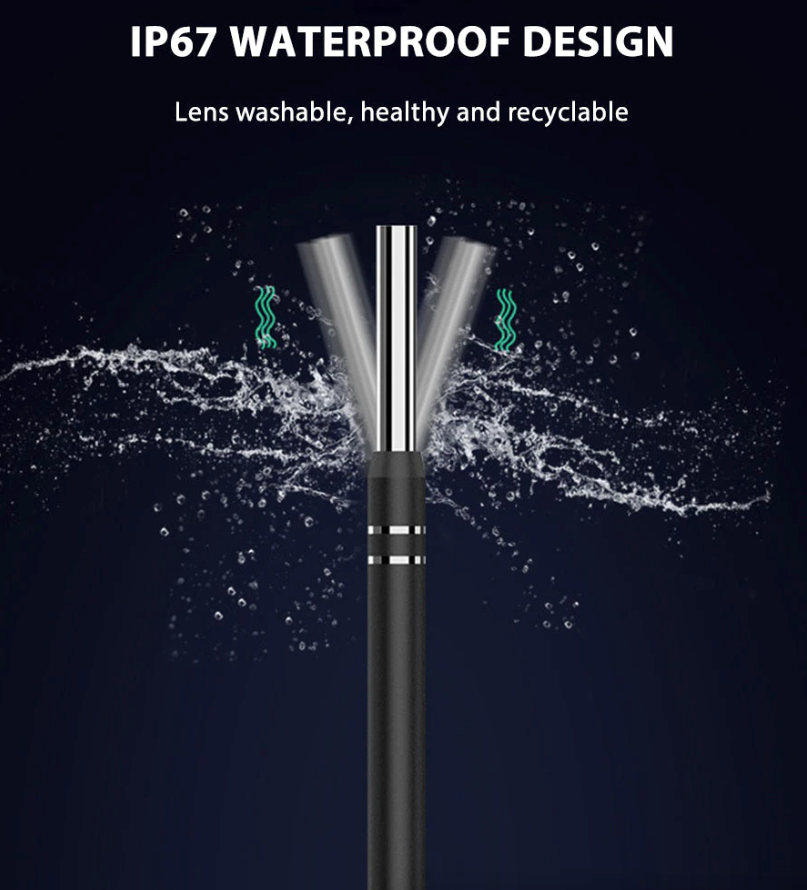 LED Ear Endoscope HD Otoscope Ear Wax Cleaning Camera Tool Cleaner Removal Kit