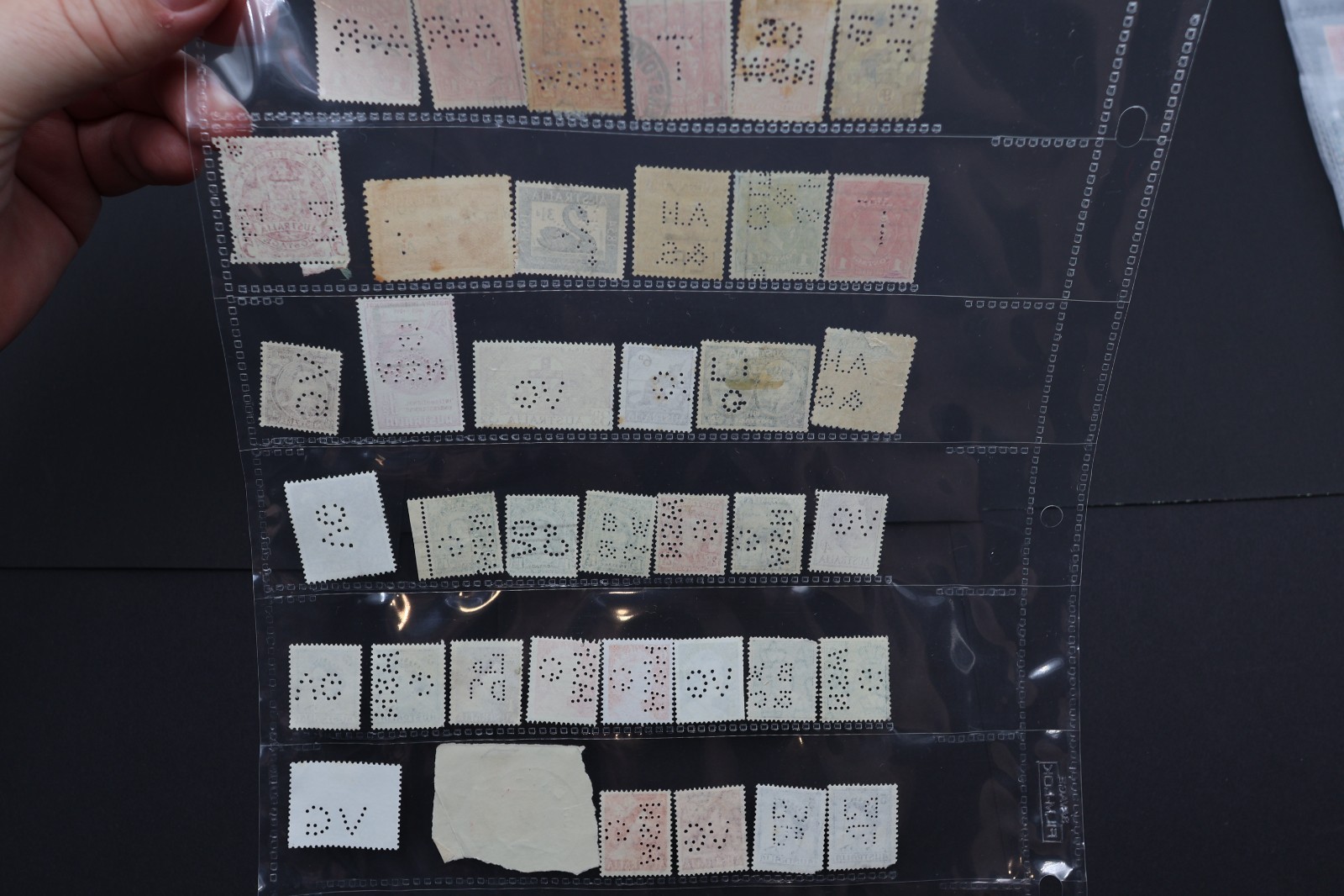 AUSTRALIA PERFIN PAGE LOT OS NSW AH&S AG VG BW&CO DJLTD