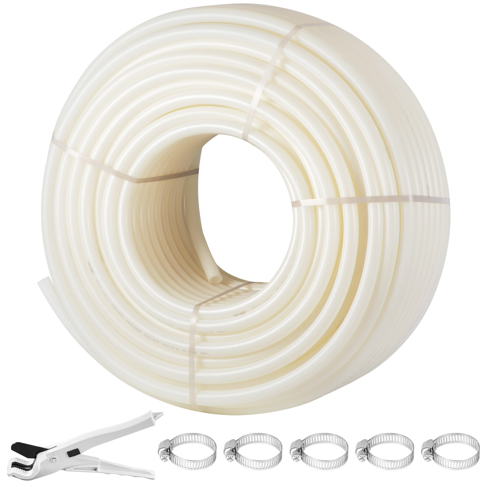 VEVOR 1" - 500' coil-White Certified PEX Tubing Htg/Plbg/Potable Water Heating