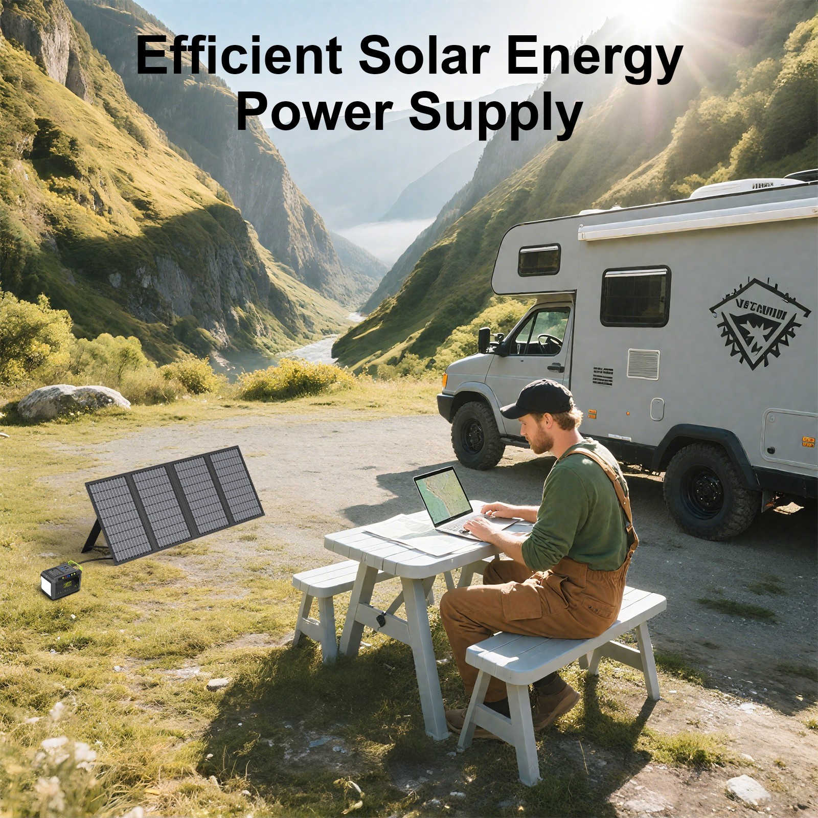 60W USB Solar Panel Charger Camping Equipment Backpacking Hiking Accessories