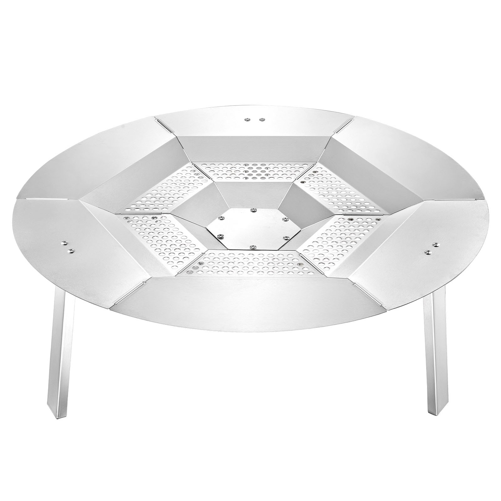 Fire Pit Heat Deflector for Solo Stove Yukon 27 in Bonfire Stainless Steel