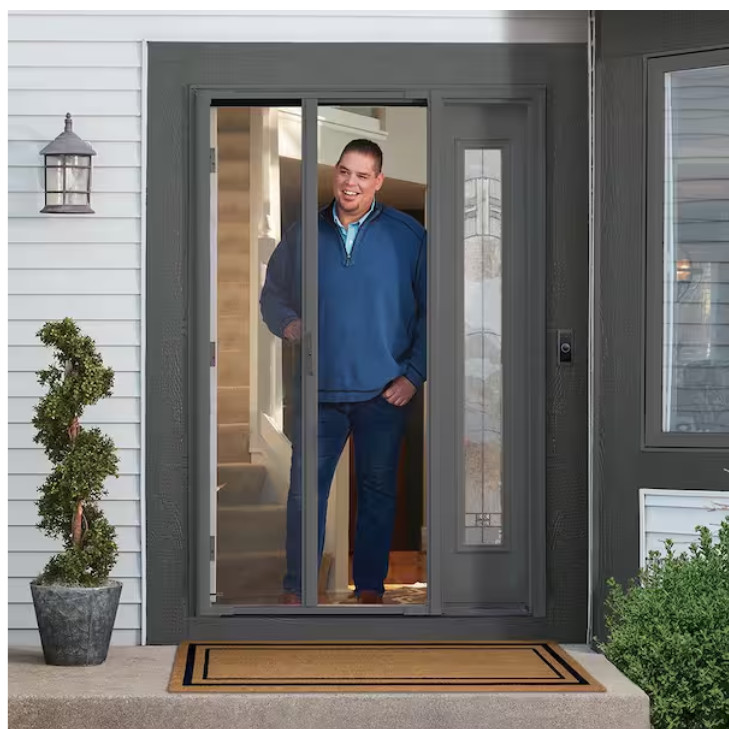 ANDERSON 32-36" x 80" Luminaire Bronze Single Universal Retractable Screen 2Aisl