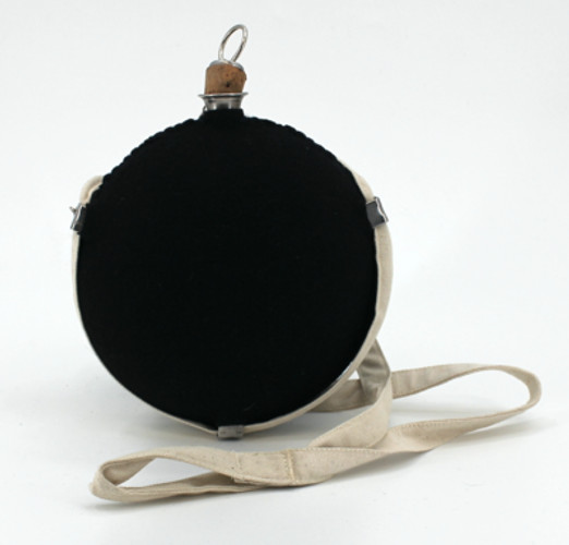 Dark Blue Civil War Smooth Side Canteen - Discounted