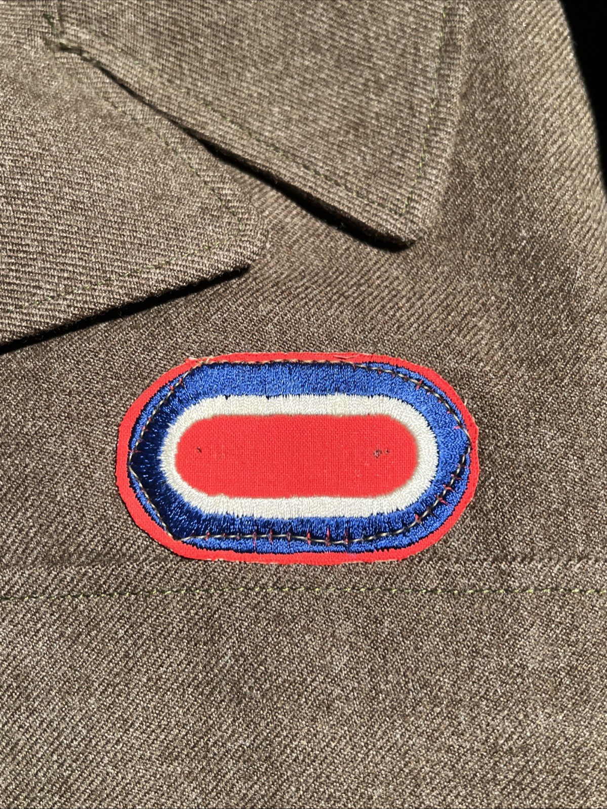 Korean War US Army 187th Airborne Ike Jacket Theater Made Patch / Oval (FF492