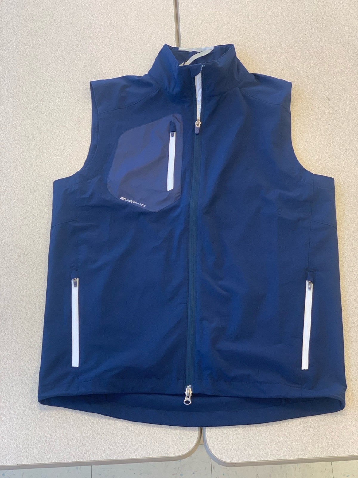 Zero Restriction Z700 Navy Blue Full Zip Golf Vest Size Small/S NEW